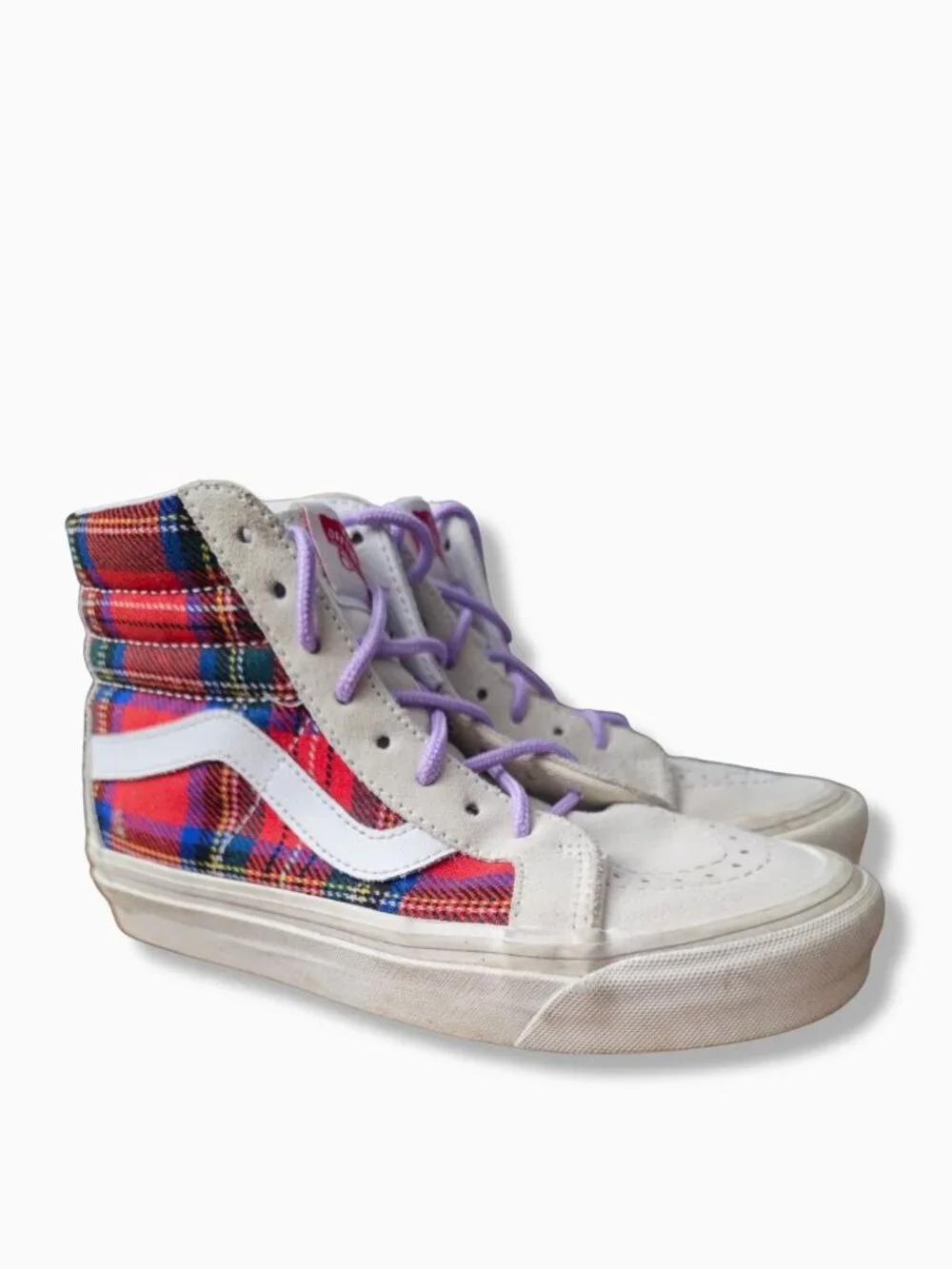 Vans x Pendleton Anaheim Factory Sk8-Hi 38 DX Tartan Plaid Sneakers Women's Sz 6